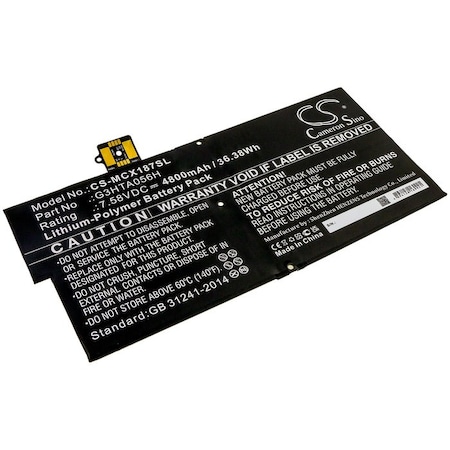 Bsc Preferred Microsoft Surface Pro X 1876 Tablet Replacement Battery CS-MCX187SL